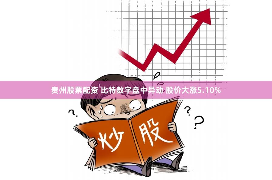 贵州股票配资 比特数字盘中异动 股价大涨5.10%